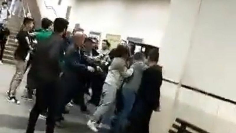 Bursa'da tekme tokat sigara kavgasında göçmen provokasyonu