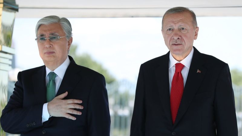 Kazakistan Cumhurbaşkanı Tokayev Ankara'da