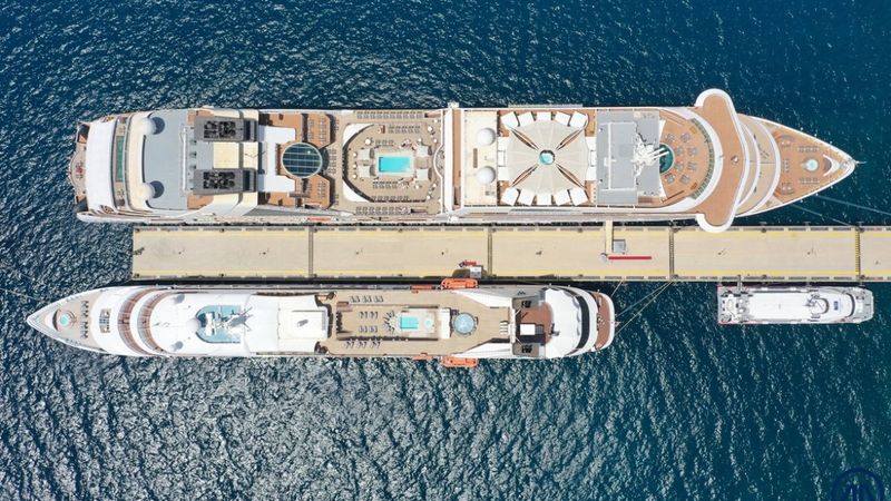 Bodrum'da kruvaziyer hareketliliği