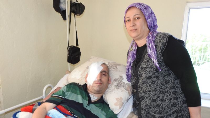 Manisa'da trafik kazası geçirdi, yatağa mahkum kaldı