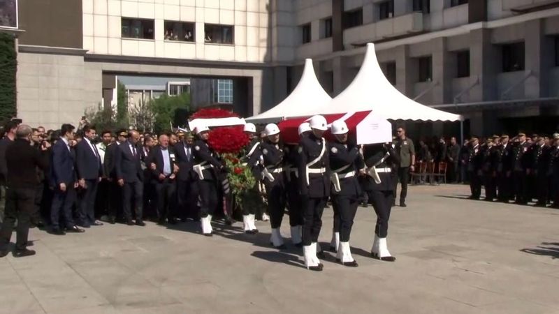 Şehit Polis Memuru Hüseyin Duman'a veda