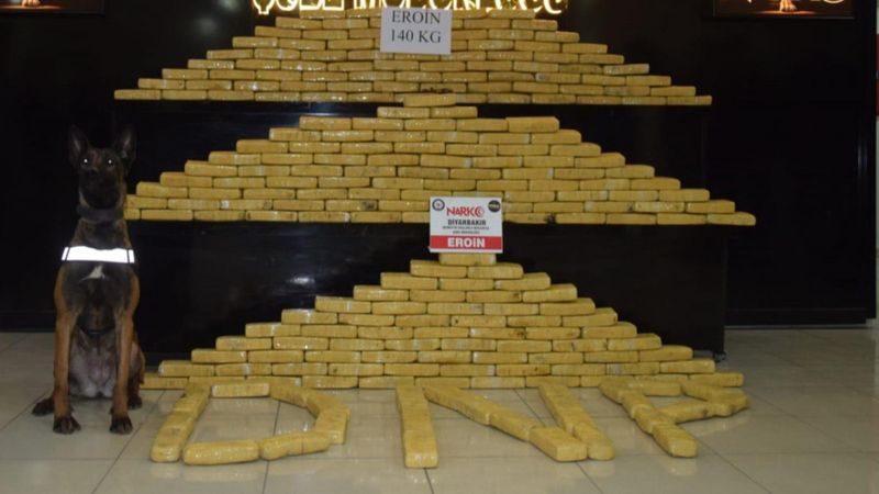 Diyarbakır’da, 140 kilogram eroinle yakalanan tır sürücüsü: Para tatlı geldi