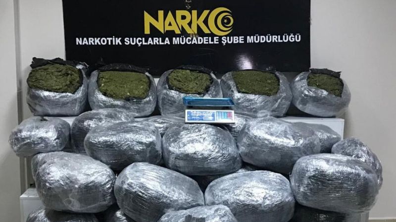 Gaziantep'te uyuşturucu operasyonu: 200 kilo esrar yakalandı