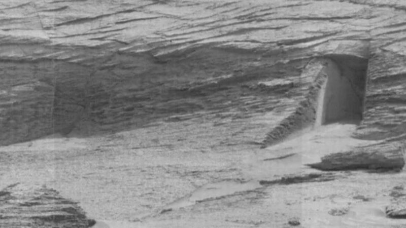 Mars'ta gizemli yapı keşfedildi