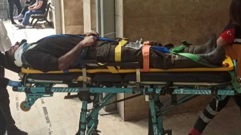 Zonguldak'ta maden işçisinin başına taş düştü