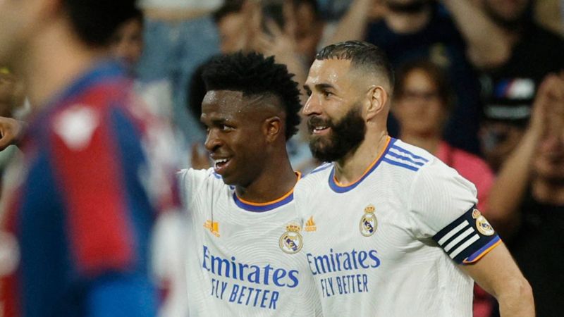 Real Madrid'den Levante'ye 6 gol