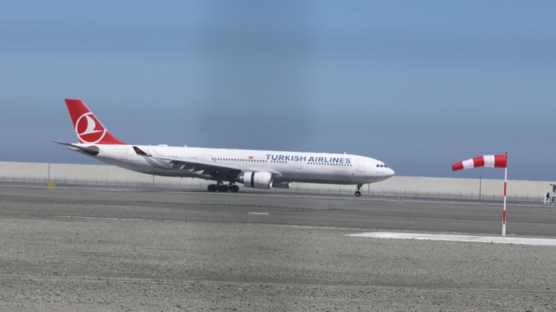 Rize Artvin Havalimanı'na ilk iniş gerçekleşti