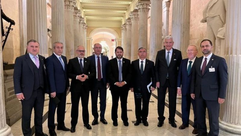 AK Parti heyeti F-16'lar için ABD Kongresi üyeleriyle görüştü