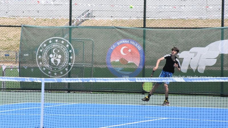 Cudi Cup Uluslararası Tenis Turnuvası başladı