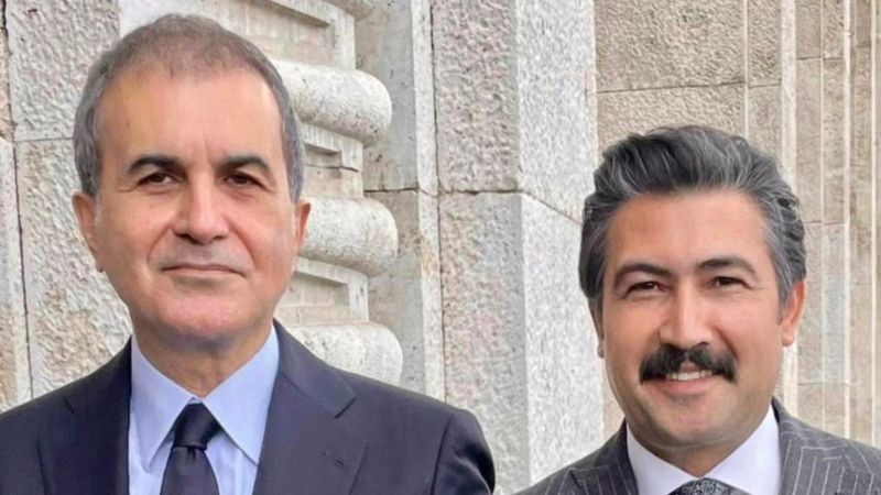 Cahit Özkan, Ömer Çelik ile olan fotoğrafını paylaştı