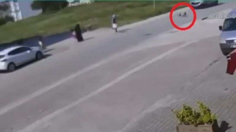 Bursa'da köpekten kaçarken az kalsın canından oluyordu