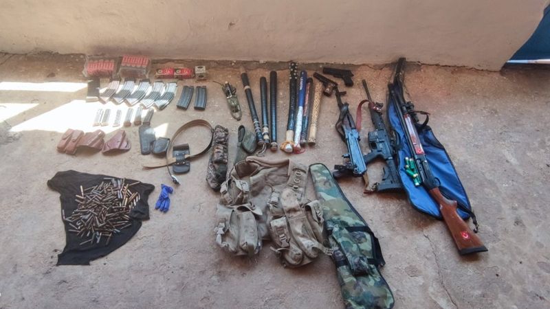 Şanlıurfa'da bir borunun içerisinden mühimmat çıktı