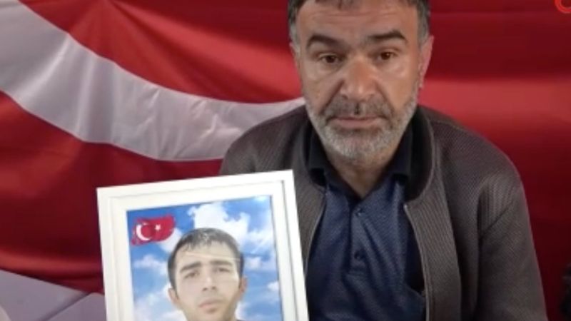 Diyarbakır'da evlat nöbetindeki baba, 5 yıldır evlat hasreti çekiyor