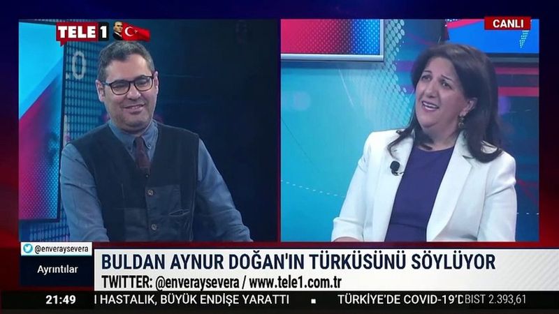 Pervin Buldan canlı yayında şarkı söyledi