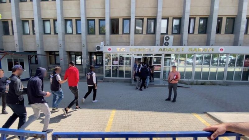 Denizli'de 'escort' şebekesinin 11 üyesi tutuklandı