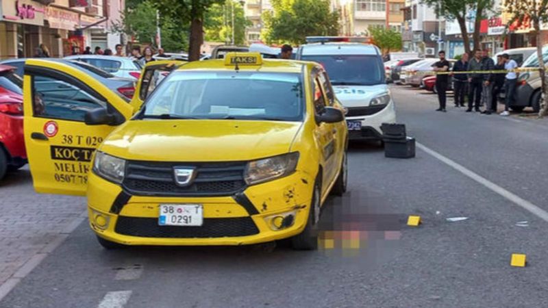 Kayseri'de 18 yaşındaki şahıs, taksiciyi başından vurdu