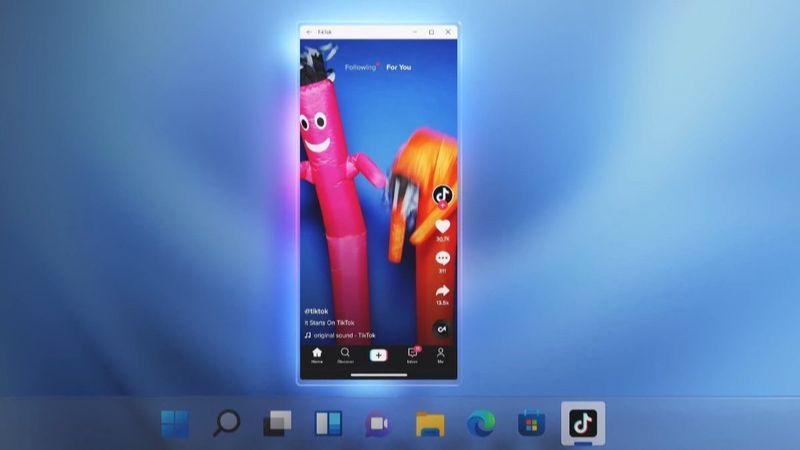 Microsoft, Windows 11 için Android 12'yi test ediyor