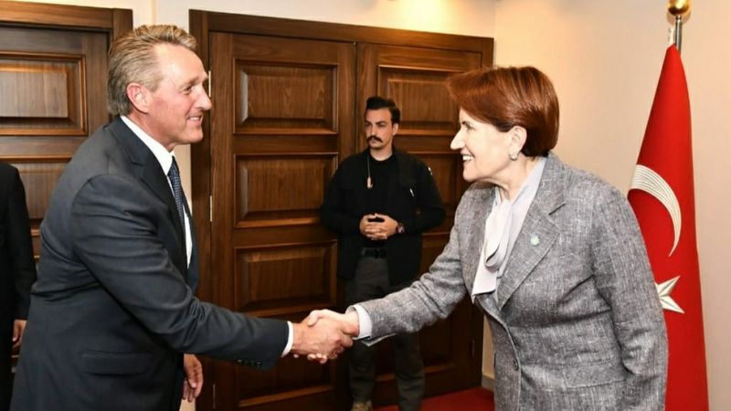 ABD Ankara Büyükelçisi Jeff Flake'ten HDP ve İyi Parti'ye ziyaret