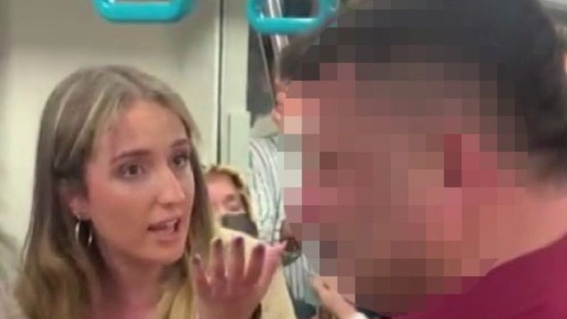 Marmaray'da taciz olayı arbedeye dönüştü