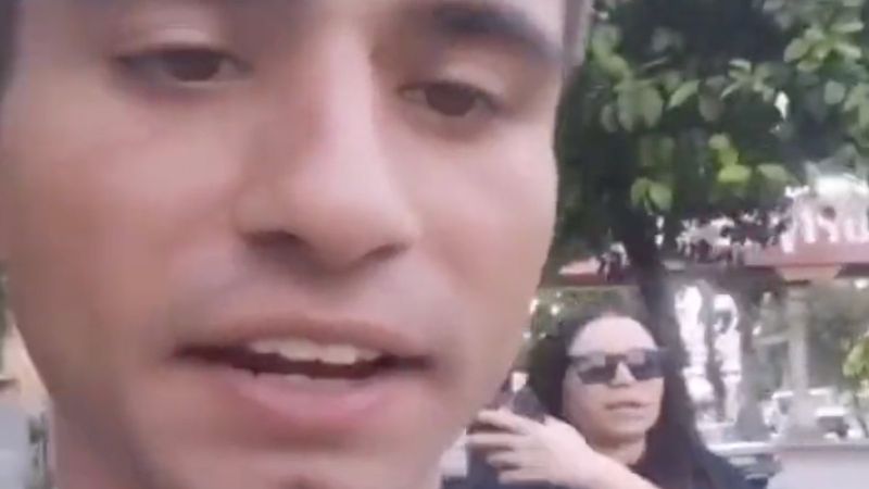 Sokakta video çeken genç tacizci sanıldı