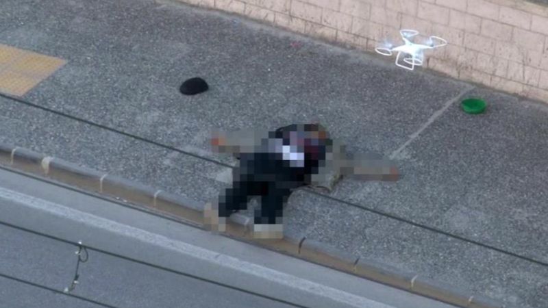 Gaziantep'te emniyete saldırmak isteyen teröristin vurulma anı