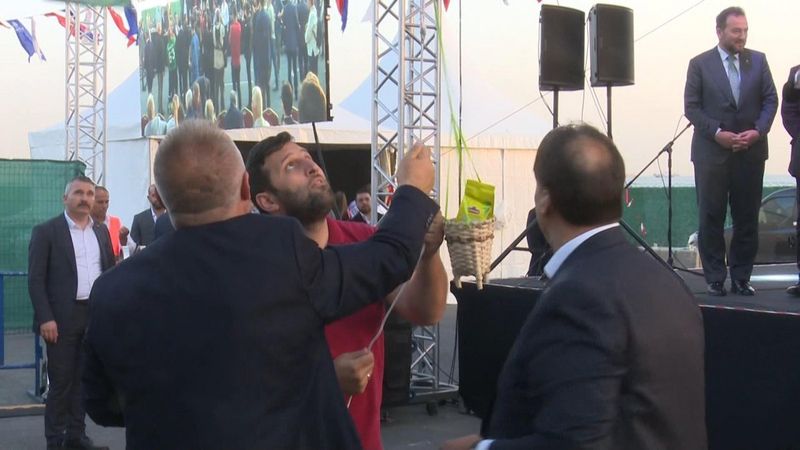 İstanbul'daki Rize günlerinde uzaya çay gönderildi