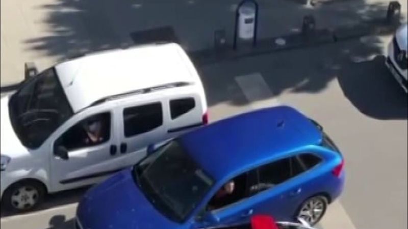 Ataşehir'de iki sürücü arasında tartışma