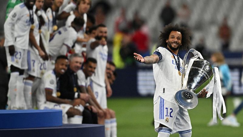 Marcelo, Real Madrid'e veda etti
