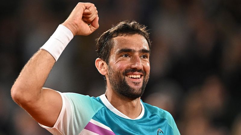 Cilic, Medvedev'e set vermeden çeyrek finalde