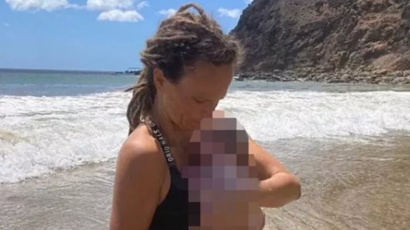 Nikaragualı kadın, Pasifik Okyanusu'nda doğum yaptı