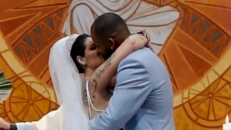 Galatasaraylı Marcao, nikah tazeledi