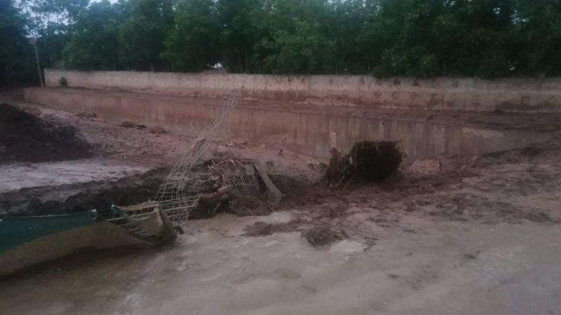 Ankara'da sel suları 2 köprüyü yıktı