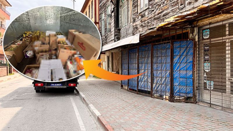 FETÖ’nün gıda deposu Bartın’da ortaya çıktı