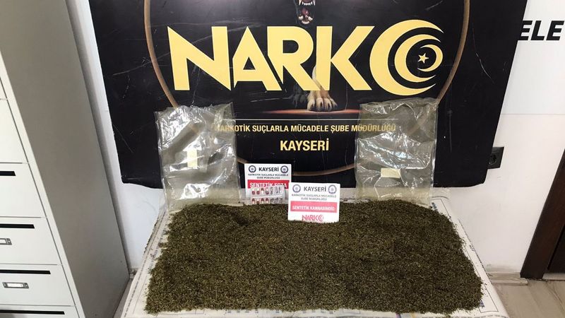 Kayseri'de uyuşturucu operasyonu: 5 gözaltı