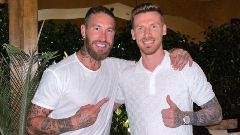 Serdar Aziz ve Sergio Ramos bir arada