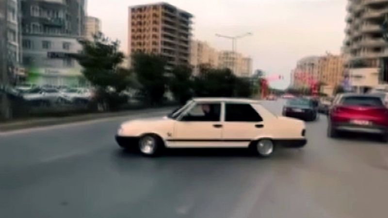 Adana'da işlek caddede drift yapan magandaya 9 bin lira ceza