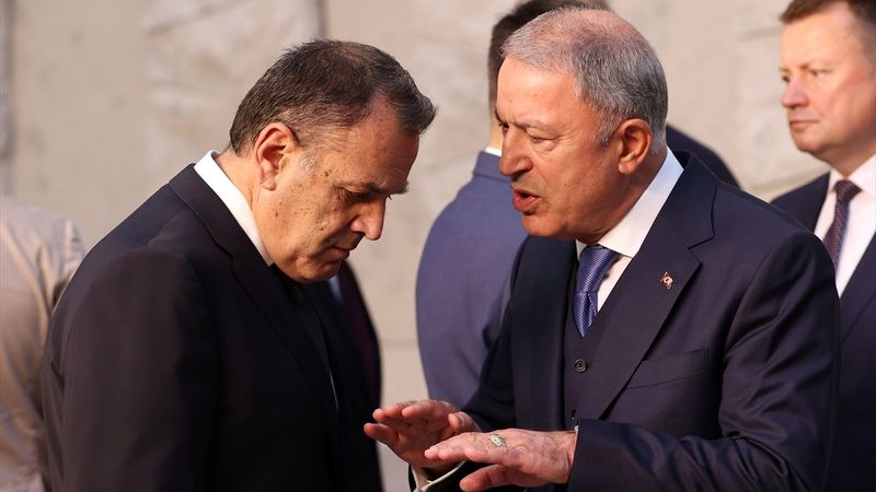 Hulusi Akar, Yunan mevkidaşı ile görüştü