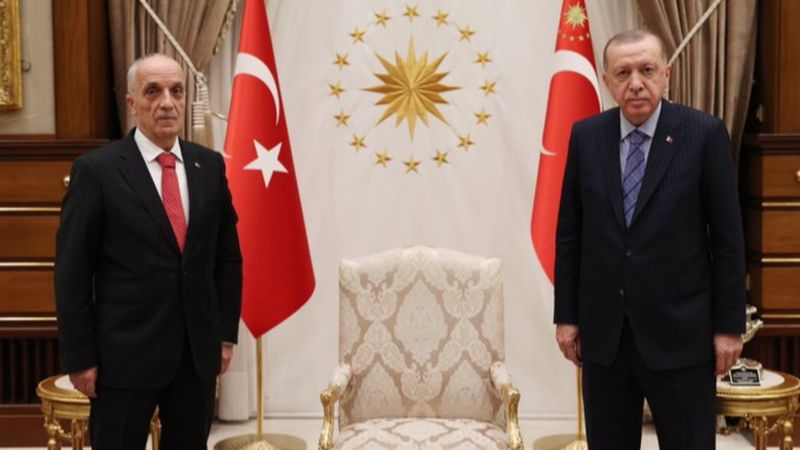 Cumhurbaşkanı Erdoğan, TÜRK-İŞ Başkanı Atalay'ı kabul etti