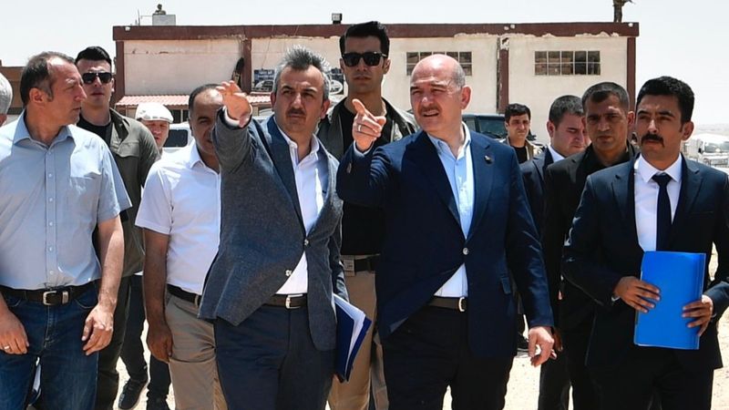 Süleyman Soylu Tel Abyad’a gitti