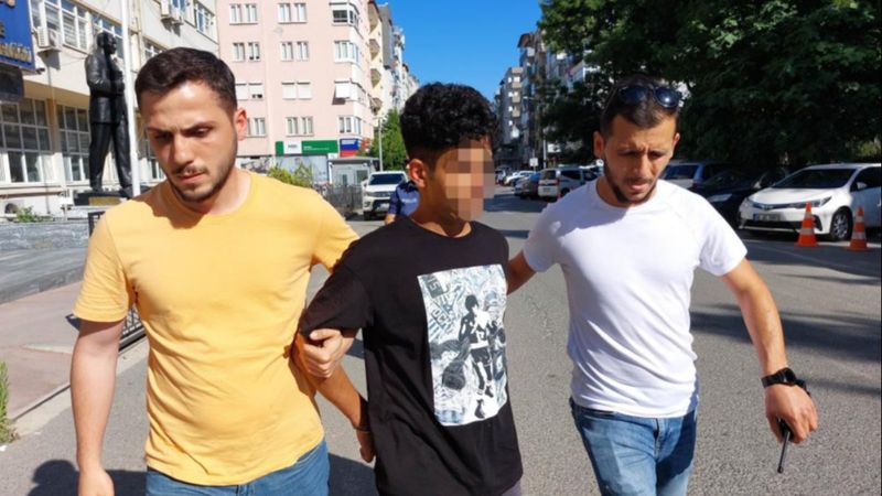 Samsun'da gaspçı polisin kovalamacası sonucu yakalandı