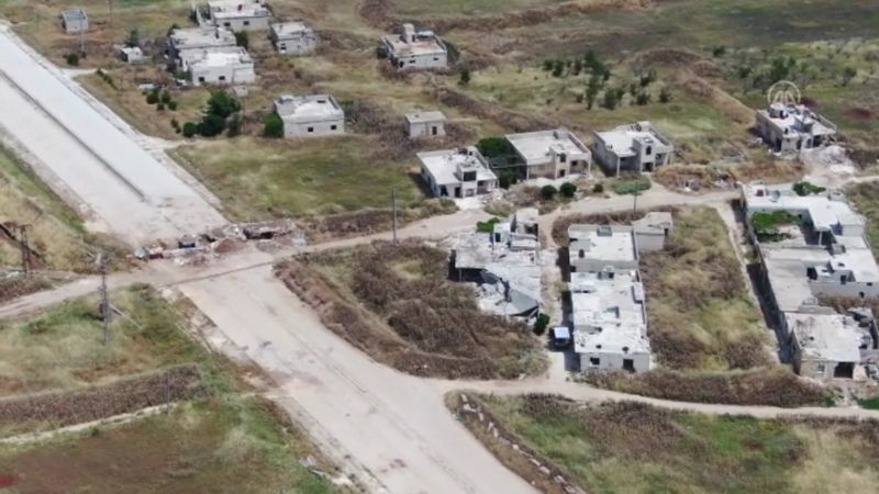 PKK'lı teröristlerin Tel Rıfat'ta kazdığı tüneller kamerada