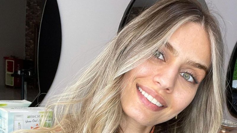 Karnı burnunda Amine Gülşe'nin göbek attığı anlar sosyal medyayı yıktı!