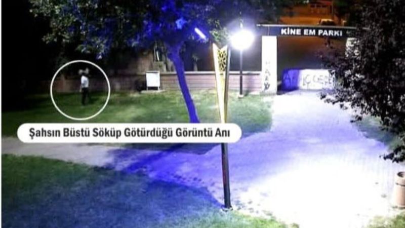 Batman’da Kürt yazarın büstünün çalındığı ortaya çıktı