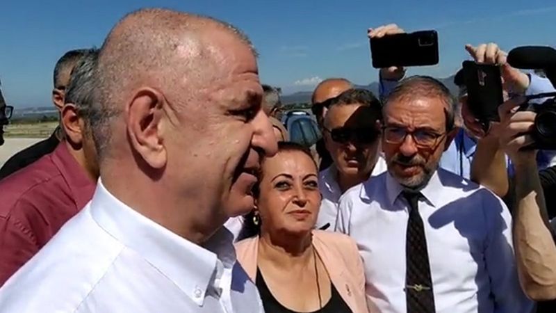 Ümit Özdağ ve konvoyu, Hatay'a giremedi