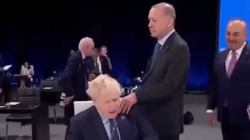 Cumhurbaşkanı Erdoğan ile Boris Johnson'ın eğlenceli anları
