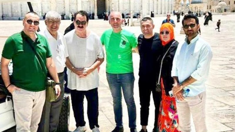 İbrahim Tatlıses Mescid-i Aksa'yı ziyaret etti