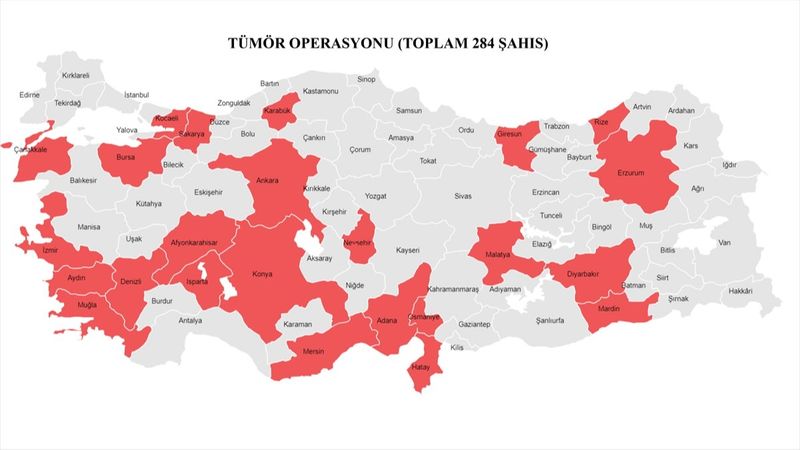 Suç örgütlerine 'Tümör' operasyonu başladı