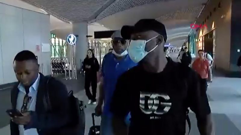 Beşiktaş'ın yeni transferi Jackson Muleka, İstanbul'da