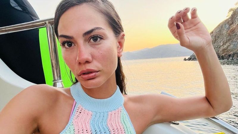 Demet Özdemir ıslak ıslak paylaştı! 'Deniz kızı mübarek'
