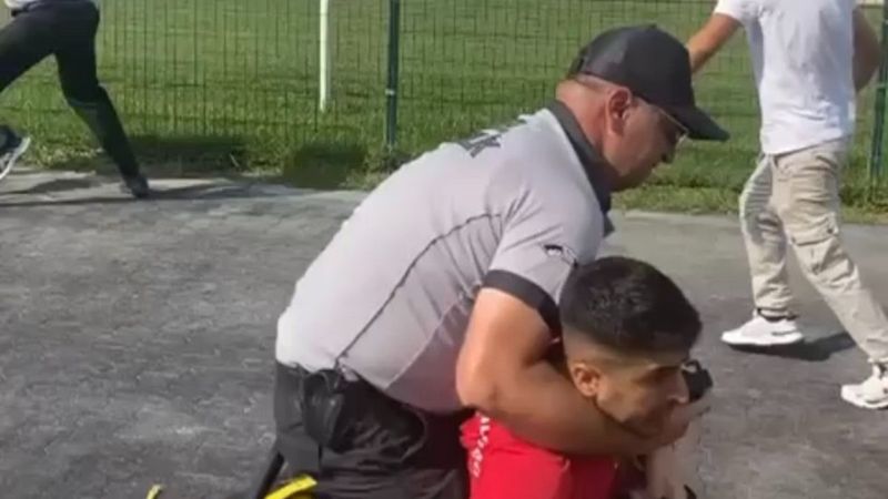 Bursa'daki hipodromda seyis kavgası